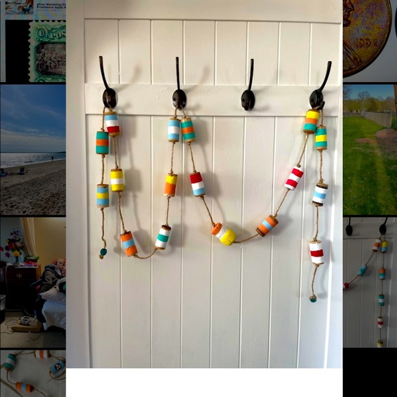 Nautical cork buoy garland - Picture 11 of 11
